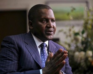 Aliko Dangote...Africa's richest man.