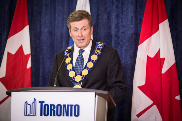 John Tory…Mayor of Toronto.