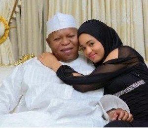 Audu and his younger wife.