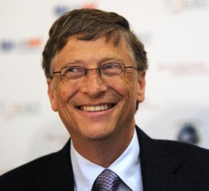 *Multibillionaire Bill Gates.