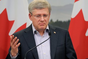 Canada's Prime Minister Stephen Harper ...Seeking another term.