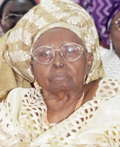 *Chief (Mrs.) HID Awolowo...Died on Saturday in Ikenne.