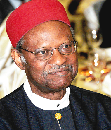 Dr. Emeka Anyaoku…ex-Commonwealth Secretary General.