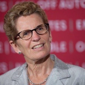 *Premier Kathleen Wynne.