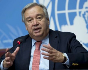 *António Guterres...UN High Commissioner for Refugees.