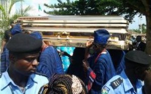 *HID Awolowo on her final journey.