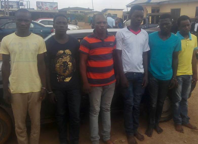 The suspected armed bandits.