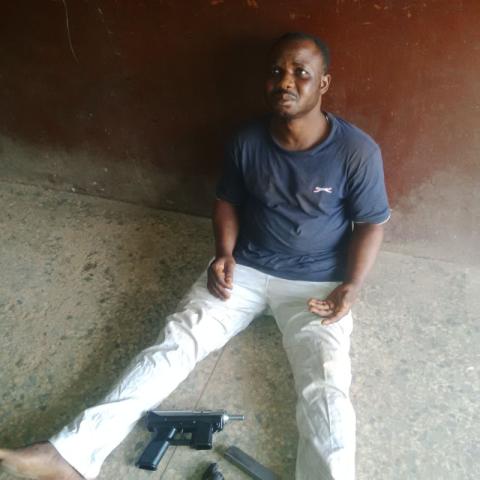 Otun…The suspected herbalist after his arrest.