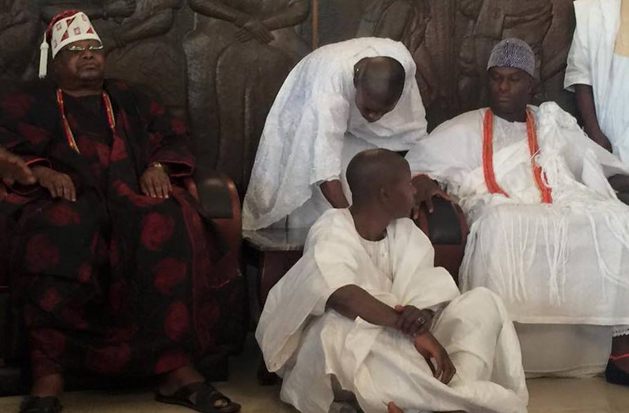 Awujale and Ooni at the historic occasion.