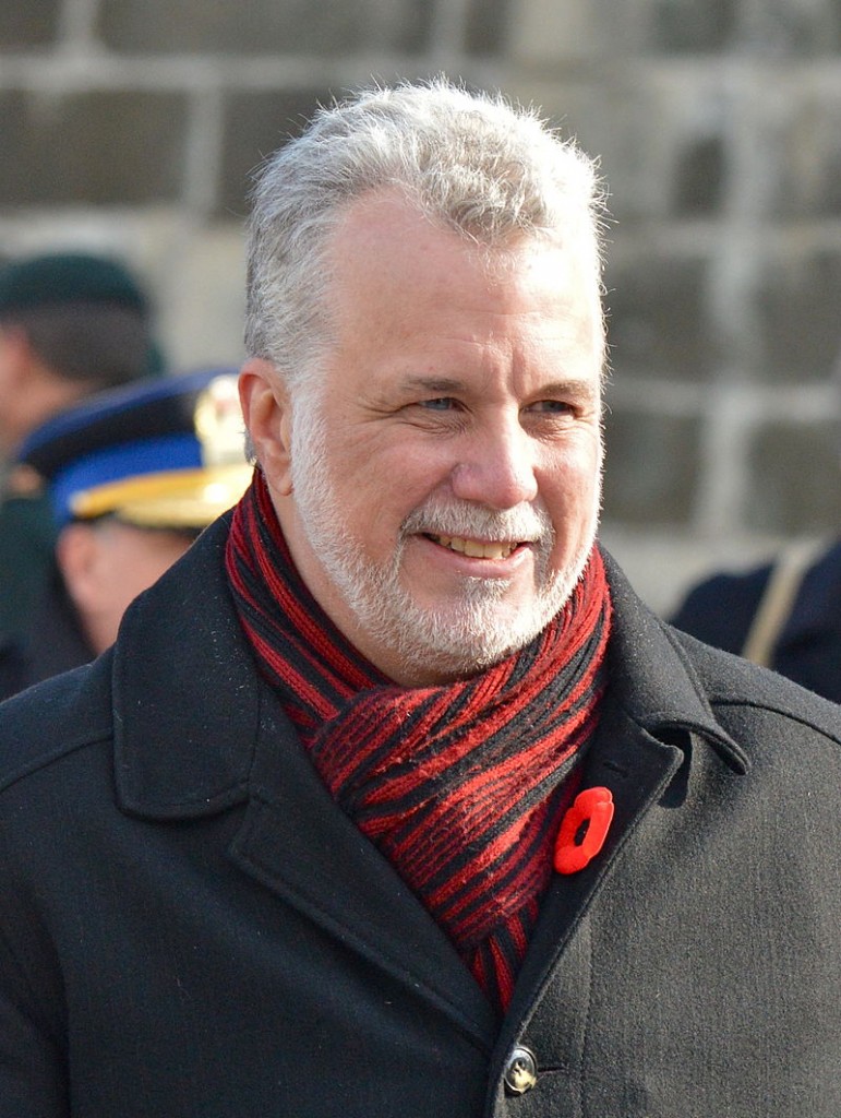 Premier of Quebec, Philippe Couillard.