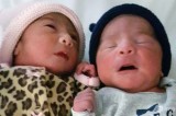 Unique twins born in two different years