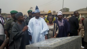 Prof. Yemi Osinbajo…Vice President at the commissioning.