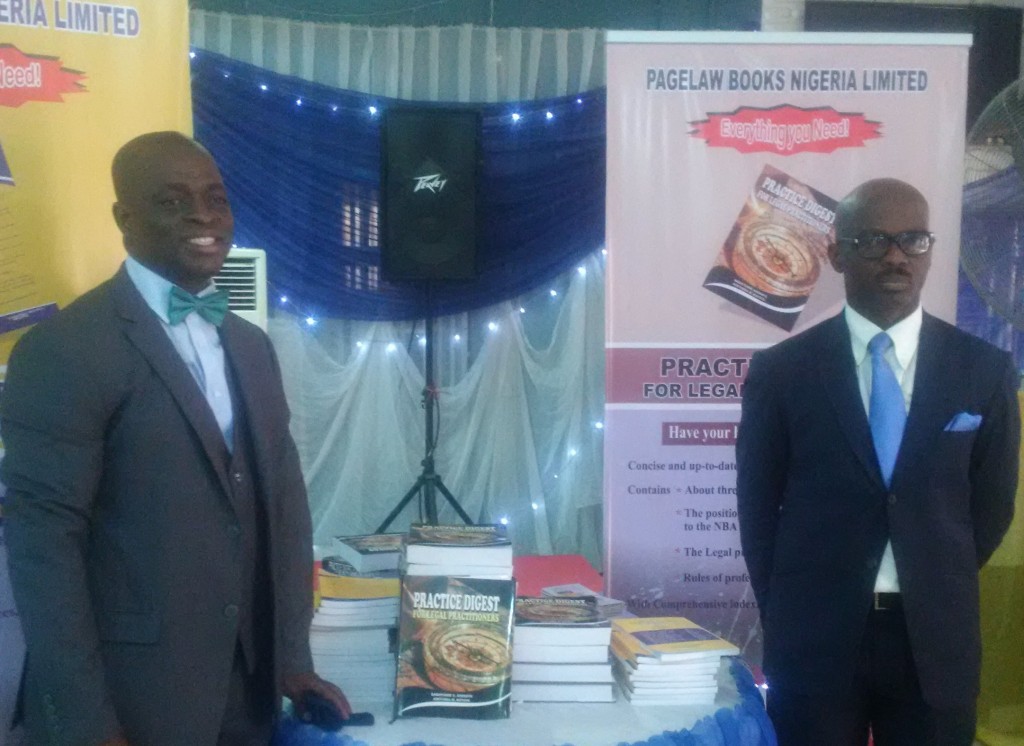 Kotoye (left) and Adebayo at the launch.