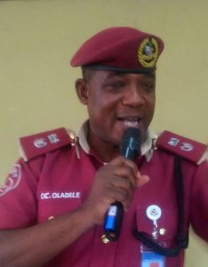 *Clement Oladele...Ogun FRSC boss.