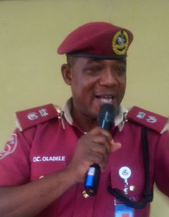 Clement Oladele…Ogun FRSC boss.