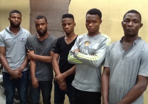 *The five suspects who sold pharmaceutical products.