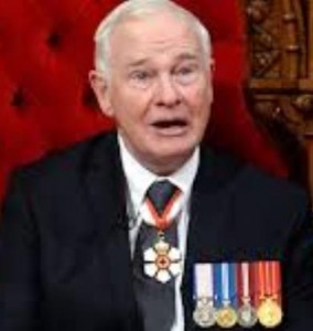 *Canada's Governor-General, David Johnston.