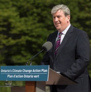 *Ontario's Minister of the Environment and Climate Change, Glen Murray.