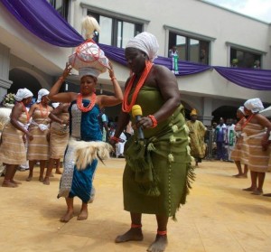 *Traditional dancers entertaining guests at the event.