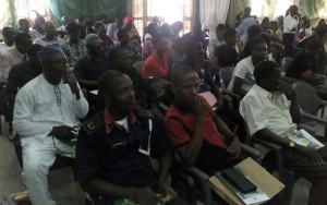 *Participants at the NUJ lecture.