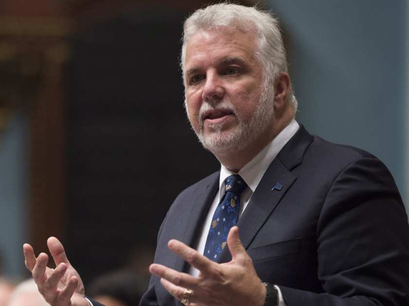 Quebec Premier Philippe Couillard.