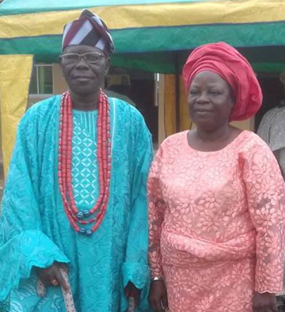 Oba Makinde (left) with Fadugba at the event.