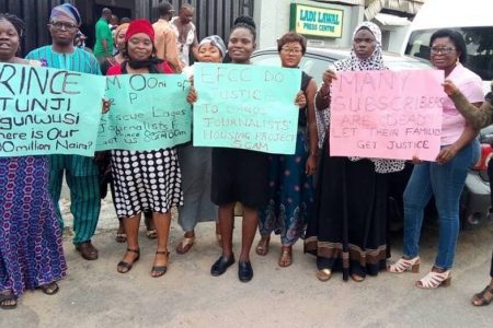 Journalists protest, seeks Ooni’s intervention on N1.6bn NUJ housing scandal